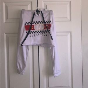 Fashion Nova Crop top hoodie